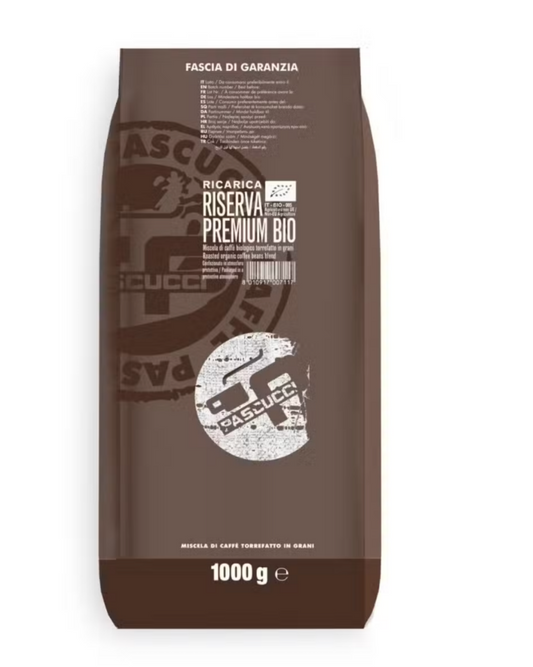 Organic coffee Riserva Premium beans 1000 g