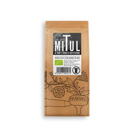Mitul organic coffee blend ground for moka 250 gr
