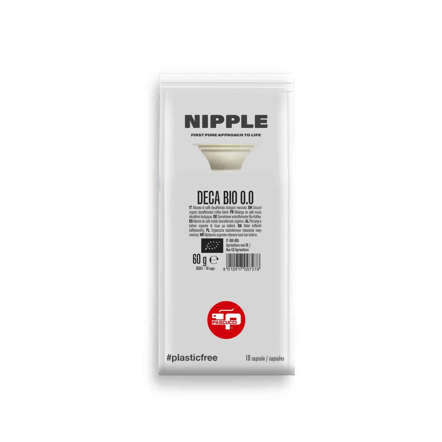 Bio Deca coffee in Nipple capsule (60 pcs)