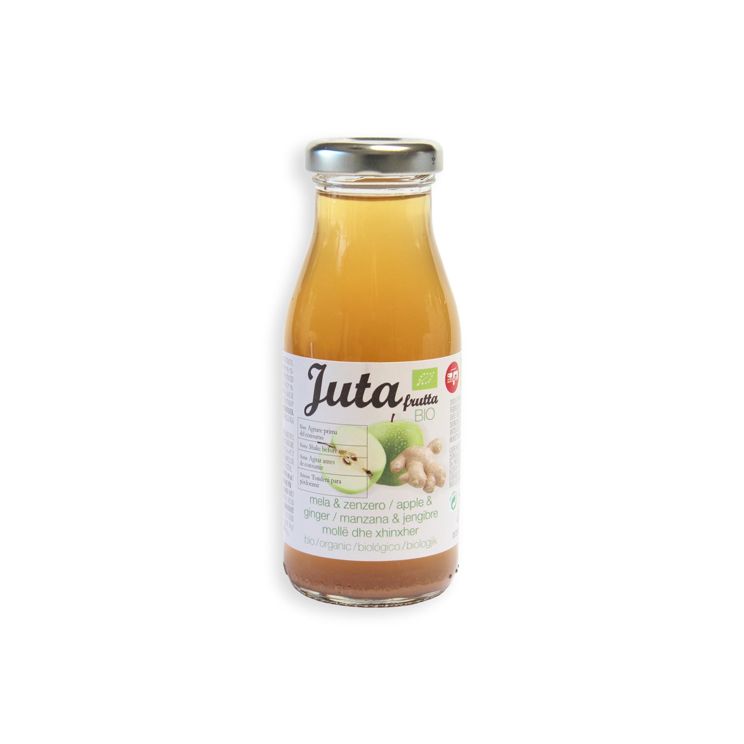 Apple and Ginger Juice Juta Fruit – Organic - 6 bottles