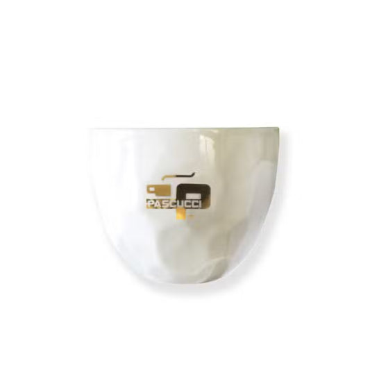 Gold Faceted Coffee Cup