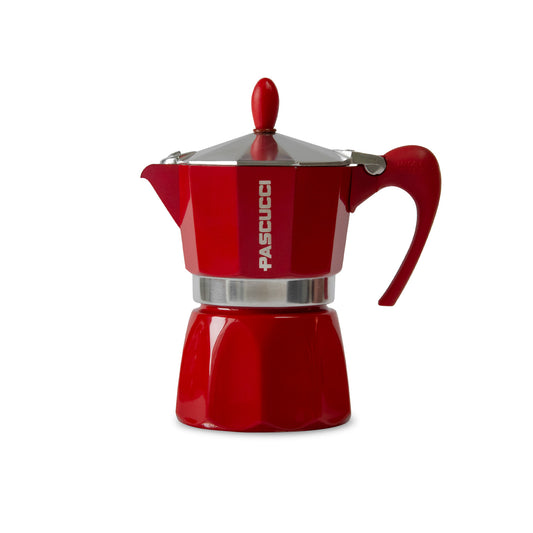 Moka Coffee Pot 3 Cups Red