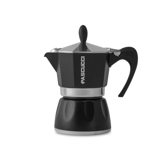 Moka Coffee Pot 3 Cups Black